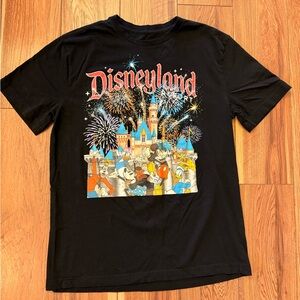 Disney Black Cotton T-Shirt